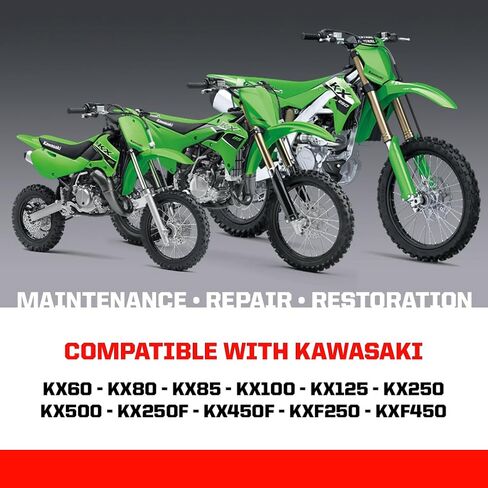Pit Posse PP3358KA Kawasaki Track Pack Body and Plastics Bolt Kit- Seat Fenders Shrouds Number Plates Fasteners for KX60 KX80 KX85 KX100 KX125 KX250 KX500 KX250F KX450F KXF250 KXF450 in Saudi Arabia