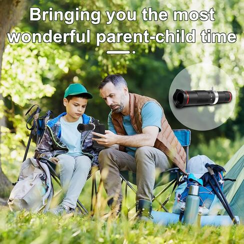 High Power 48X HD Phone Telephoto Lens，Phone Camera Accessories for iPhone，Samsung and Most Smartphone,shiftcam Lens for Bird Watching, Hunting, Hiking, Camping in Saudi Arabia