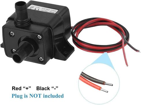 240L/H Mini Submersible Water Pump, DC 12V Ultra-Quiet Electric Brushless Submersible Fountain Pump, Water Pump for Aquarium, Fish Tank, Hydroponics in Kuwait