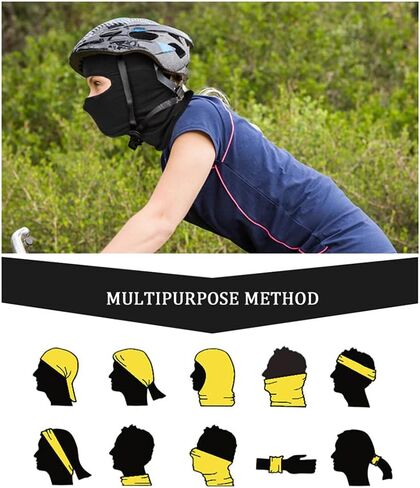 Ski Mask Balaclava Face Mask Cold Weather Gear for Skiing, Snowboarding & Motorcycle Winter Mask, One Size Fits All in Saudi Arabia