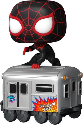 فانكو بوب! القطارات: D100 - Marvel، Miles Morales on Subway Car، حصريًا لأمازون in Saudi Arabia