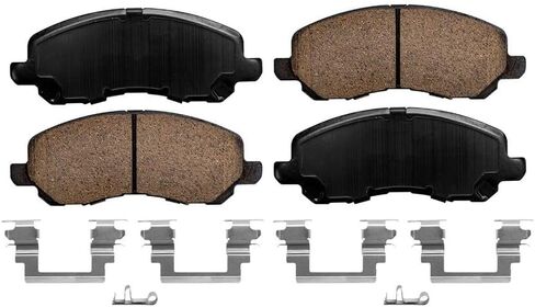 HYFTJYZ Rear Brake Pads and Rotors Kit for Automotive Replacement for 2013-2018 Acura RDX/2013-2018 Acura RDX and 2005-2016 Honda CR-V,Ceramic Brake Pads,Drilled and Slotted Disc Rotors,Smooth Braking in Saudi Arabia