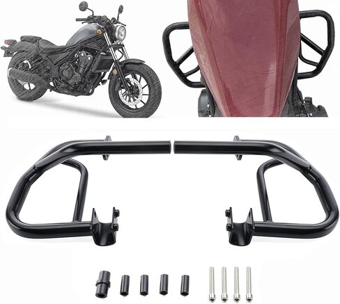 MotorFansClub شريط تحطم الطريق السريع مناسب لـ CMX500 المتمردين 500 CMX 300 المتمردين 300 2017 2018 2019 2020 2021 2022 حراس الإطار لحماية المحرك in Kuwait
