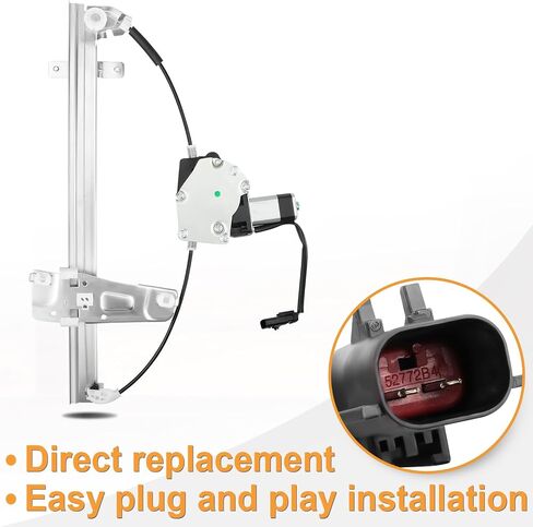 Front Passenger Side Power Window Regulator with Motor Replacement for 2000 2001 2002 2003 2004 Jeep Grand Cherokee WJ, Sport Utility, Right, 741-557 in Saudi Arabia