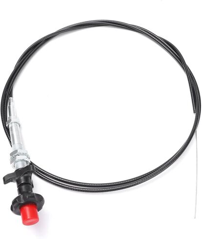 Creative.c 10FT Heavy Duty Vernier Adjustable Lock Cable,55204 Control Cables,Adjustable Throttle Cables with 2 in,Red Knob in Saudi Arabia