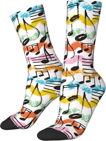 Jopowide Crew Socks for Men Women Funny Crew Socks Warm Gifts in Kuwait