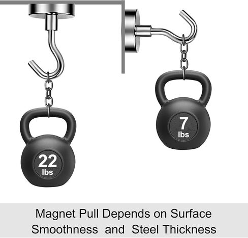 NOBEFY 20 Pack Magnetic Hooks Heavy Duty, 22Lbs Magnetic Hooks for Hanging, Strong Cruise Magnetic Hooks, Magnet Hook for Kitchen, Garage, Office in Saudi Arabia