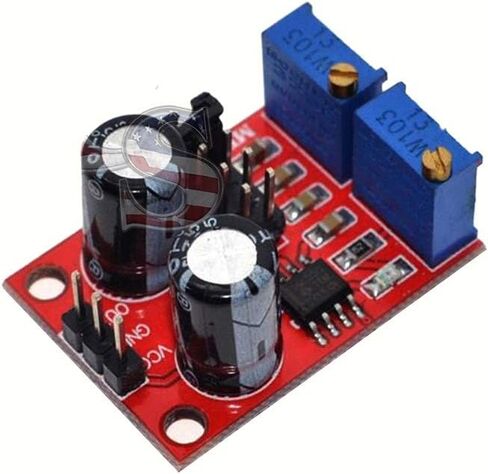 DEVMO 5PCS NE555 Pulse Module Frequency Duty Cycle Adjustable Square Signal Generator in Saudi Arabia