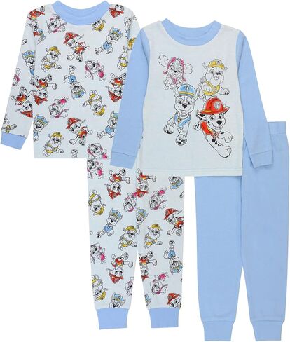Nickelodeon Boys' Toddler Paw Patrol 4-Piece Cotton Pajama Set in Saudi Arabia