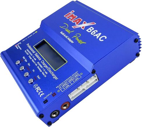 PUSLAKO Sale B6AC Lipo شاحن بطارية شاحن ميزان مفرغ شاحن بطارية RC مع مصدر طاقة مزدوج AC/DC لقارب طائرة سيارة RC in Kuwait