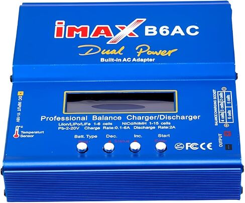 PUSLAKO Sale B6AC Lipo شاحن بطارية شاحن ميزان مفرغ شاحن بطارية RC مع مصدر طاقة مزدوج AC/DC لقارب طائرة سيارة RC in Kuwait