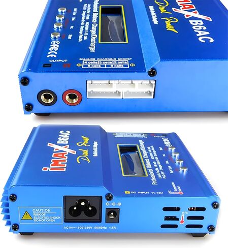 PUSLAKO Sale B6AC Lipo شاحن بطارية شاحن ميزان مفرغ شاحن بطارية RC مع مصدر طاقة مزدوج AC/DC لقارب طائرة سيارة RC in Kuwait