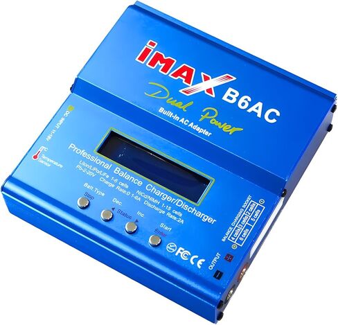 PUSLAKO Sale B6AC Lipo شاحن بطارية شاحن ميزان مفرغ شاحن بطارية RC مع مصدر طاقة مزدوج AC/DC لقارب طائرة سيارة RC in Kuwait