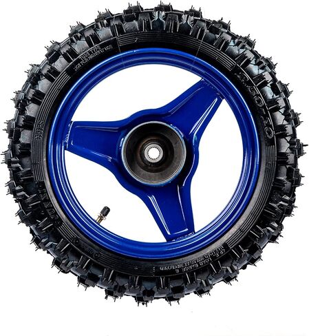 مجموعة إطارات SUNQIAO 1.40-10 للعجلات الخلفية 2.50-10 لدراجات الأطفال PW50 PY50 PEEWEE 50CC Y Zinger (أزرق) in Saudi Arabia