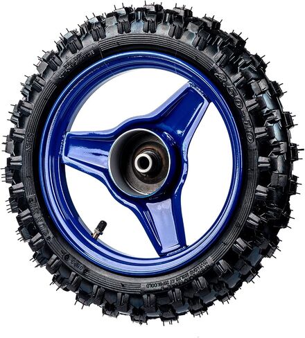 مجموعة إطارات SUNQIAO 1.40-10 للعجلات الخلفية 2.50-10 لدراجات الأطفال PW50 PY50 PEEWEE 50CC Y Zinger (أزرق) in Saudi Arabia