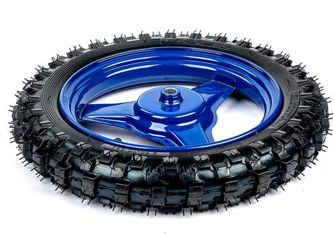 مجموعة إطارات SUNQIAO 1.40-10 للعجلات الخلفية 2.50-10 لدراجات الأطفال PW50 PY50 PEEWEE 50CC Y Zinger (أزرق) in Saudi Arabia