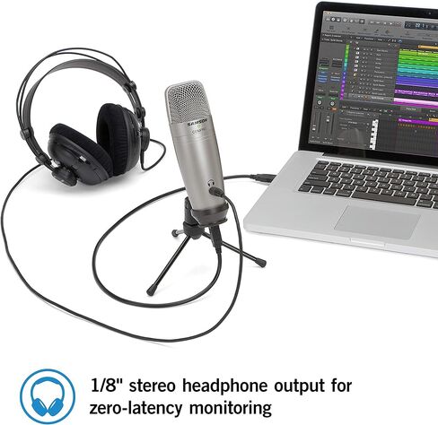 Samson 29/C01UPRO USB Microphone, Silver in Saudi Arabia