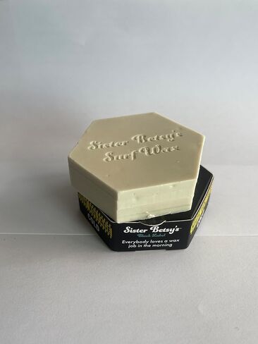 Sister Betsy's Surf Wax, The Black Label, Surfboard Wax, White, 6 Pack in Kuwait