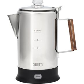 دورق القهوة الكهربائي من كوليتي بوزمان - وعاء القهوة، دورق القهوة - [9 أكواب، الفولاذ المقاوم للصدأ] in Kuwait