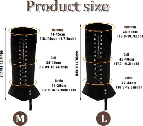 DEGPUM Pirate Boots Covers Renaissance Boot Covers Medieval Boot Covers Medieval Renaissance Steampunk Boots Covers Costume Boots Covers Knight Boot Covers for Halloween Costume Cosplay (Black) in Saudi Arabia