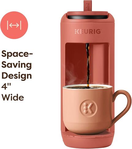 Keurig K-Mini Mate Single Serve Coffee Maker – Ultra-Compact 4" Width, Travel Mug Friendly, Ideal Holiday Gift for Small Spaces, Black in Saudi Arabia
