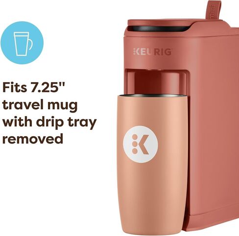 Keurig K-Mini Mate Single Serve Coffee Maker – Ultra-Compact 4" Width, Travel Mug Friendly, Ideal Holiday Gift for Small Spaces, Black in Saudi Arabia