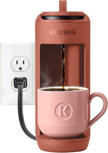 Keurig K-Mini Mate Single Serve Coffee Maker – Ultra-Compact 4" Width, Travel Mug Friendly, Ideal Holiday Gift for Small Spaces, Black in Saudi Arabia