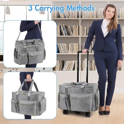 Laptop Tote Bag, Middle Size Computer Messenger Teacher Bag with 15.6'' Padded Laptop Sleeve in Kuwait