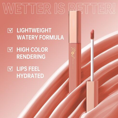 Lip Stain,Peel Off Lip Stain with Matte Finish,Lip Gloss for All Skin Types, Peel Off Lip Liner Stain Tattoo Long-Lasting Proof Waterproof Smudge(2#+9#, 2Count (Pack of 1)) in Saudi Arabia