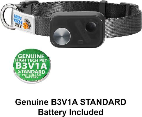 MS-5 Econ Series Automatic Pet Door Collar by High Tech Pet Brand - Value Priced Dependable Performance - Waterproof - Rugged - Battery Included - USA Support (Black) in Saudi Arabia