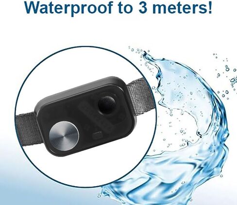 MS-5 Econ Series Automatic Pet Door Collar by High Tech Pet Brand - Value Priced Dependable Performance - Waterproof - Rugged - Battery Included - USA Support (Black) in Saudi Arabia