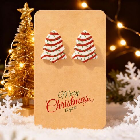 20 زوجًا من أقراط عيد الميلاد للفتيات، أقراط عيد الميلاد للنساء، أقراط عطلة لطيفة، شجرة عيد الميلاد، قوس سانتا إلك، رجل الثلج، مجموعة أقراط الحلوى، هدايا عيد الميلاد للعطلات in Saudi Arabia