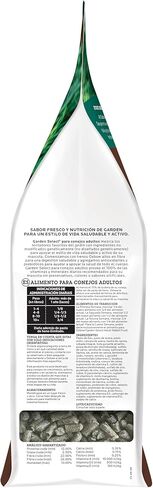 طعام الأرانب من Oxbow Garden Select، أرنب بالغ، مصنوع من قش تيموثي، حبيبات طعام الحيوانات الأليفة الغنية بالفيتامينات والمعادن، مستلزمات الأرنب، صنع في الولايات المتحدة الأمريكية، عالي الألياف، حقيبة بوزن 4 رطل in Kuwait