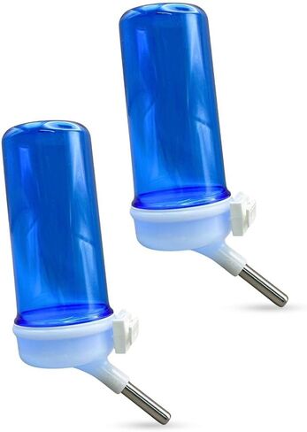 2GR Bird Drinker Revolution Siphon 2 Pcs – Transparent Bird Waterer for Cage, Water Dispenser for Canaries and Small to Medium-Sized Birds, Durable Siphon Design 6.7oz in Kuwait