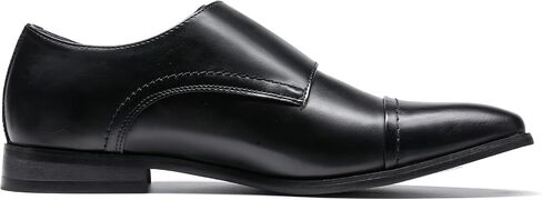 Bruno Marc Men's Dress Loafer Shoes Monk Strap Slip On Loafers in Saudi Arabia
