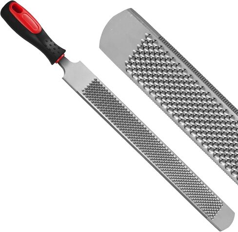 18Inch Professional Farrier Hoof Rasp - Heavy Duty Carbon Steel Hoof Trimmer for Horses, Cattle, Goats, Donkeys, Ergonomic Handle with Sharp Teeth, Durable Animal Hoof and Wood File Tool in Saudi Arabia