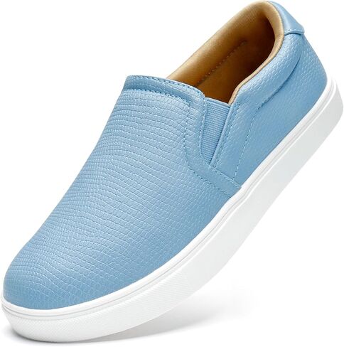 STQ Wide Toe Box Slip On Shoes for Women | Business Casual Shoes for Women Trendy Fashion Sneakers Lightweight Loafers Shoes in Kuwait
