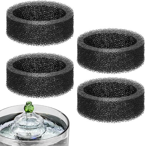 نافورة مياه زجاجية بالكامل للقطط، نافورة زجاجية للحيوانات الأليفة سعة 3.2 لتر/108 أوقية مع ضوء LED، موزع مياه أوتوماتيكي للقطط in Kuwait