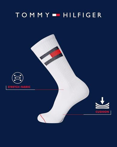 Calvin Klein Men’s Athletic Socks – Lightweight Cotton Blend Crew Socks (8 Pack) in Saudi Arabia