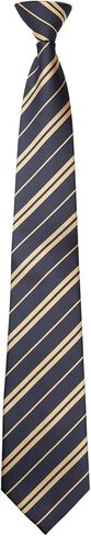 Jacob Alexander Woven Double Stripe Men's Clip-On Neck Tie in Saudi Arabia