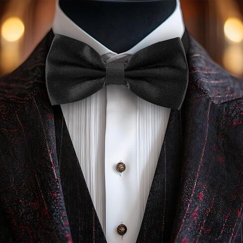 Medsuo Adjustable Bowtie, Men BowtiePre-Tied Bow Tie for Parties in Saudi Arabia