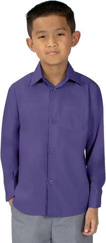 Spring Notion Boys' Long Sleeve Dress Shirt for Boys Kids Toddlers in Kuwait