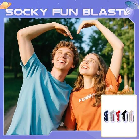 جوارب sockfun المبتكرة للنساء والفتيات، جوارب للكاحل ثلاثية الأبعاد تحب الأحذية in Kuwait