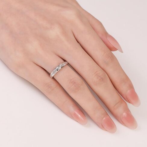 Meissa 2Pcs Couple Rings for Men and Women 925 Sterling Silver Matching Wedding Band Promise Engagement Rings Handmade Bridal Jewelry, Anniversary Gifts, Set of Two Rings in Saudi Arabia