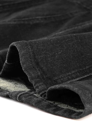 Allegra K Casual Denim Jacket for Women's Classic Stand Collar Long Sleeve Jean Jackets in Kuwait