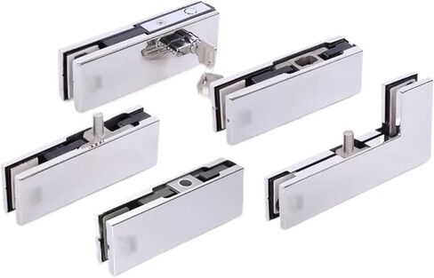 1pcs الباب الزجاجي بدون إطار 8-12 مم من الجزء العلوي من الباب السفلي مشبك الجزء العلوي in Kuwait