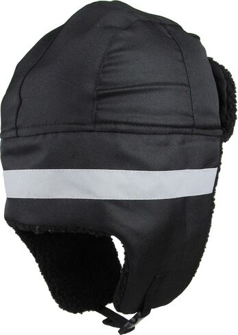 Hi Viz Trapper Warm Workwear Cold Windproof Winter Aviator Trooper Hunting Hat Ushanka Bike in Kuwait