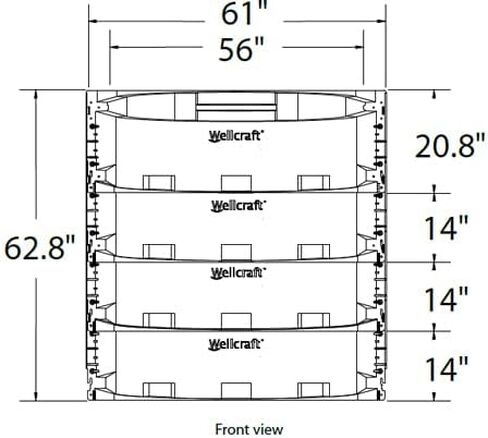 5600 Polycarbonate Well Cover - Dome Cover in Saudi Arabia