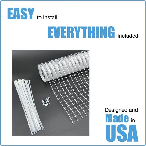 KidKusion Deck Guard | Made in USA | 30’ L x 38" H Clear Net | Outdoor Balcony Stair, Deck Rail Net | Child and Pet Safety | Cat Net | Apartment Railing Screen Guard in Saudi Arabia