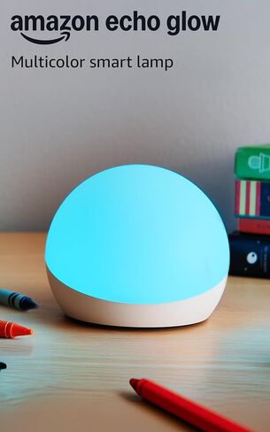 Echo Glow - Multicolor smart lamp, Works with Alexa in Saudi Arabia